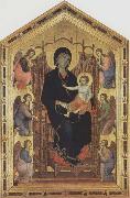 Duccio di Buoninsegna Madonna and Child with Angels oil